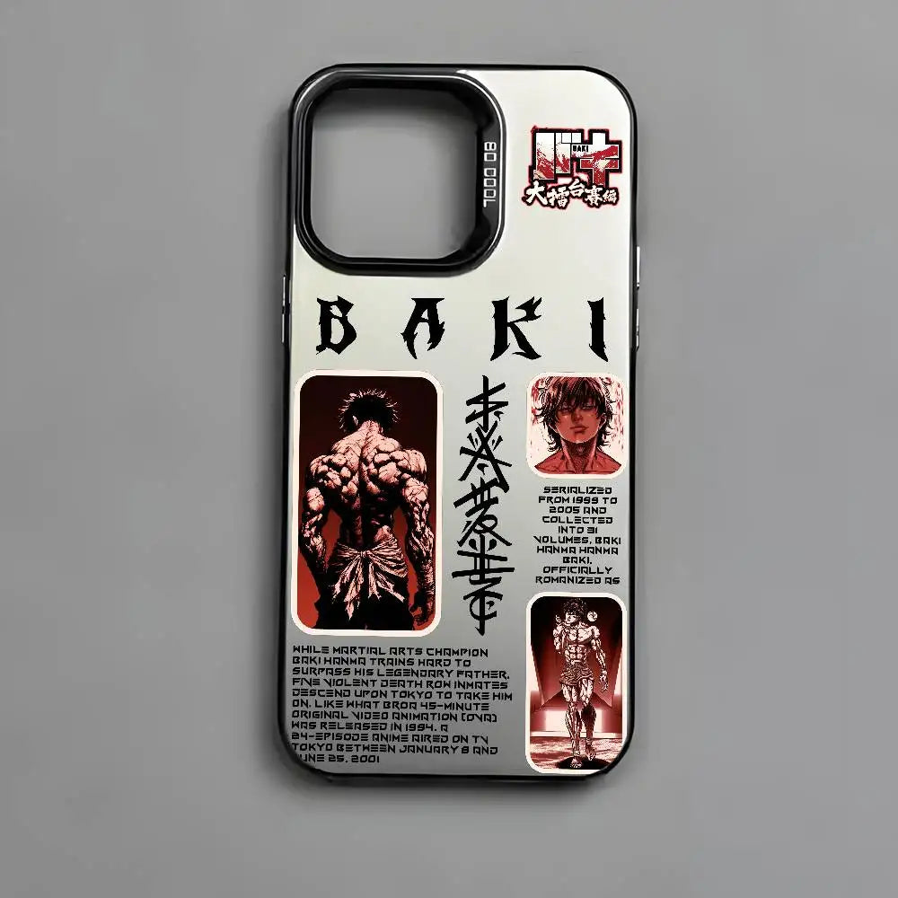 Baki Champion Back Collage Case for iPhone - Ivory finish