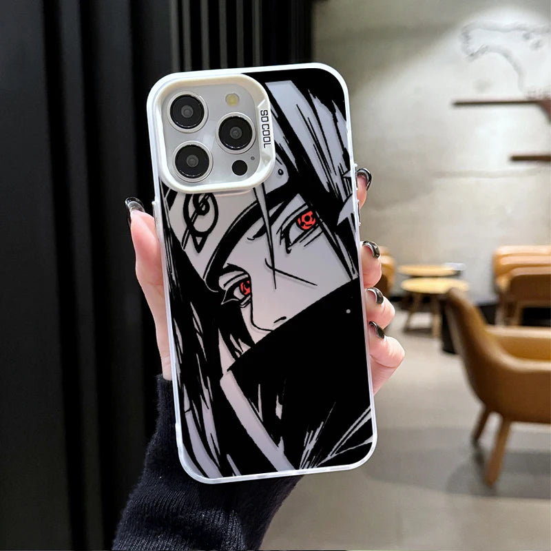 Itachi Sharingan Shadow Case for iPhone - White finish