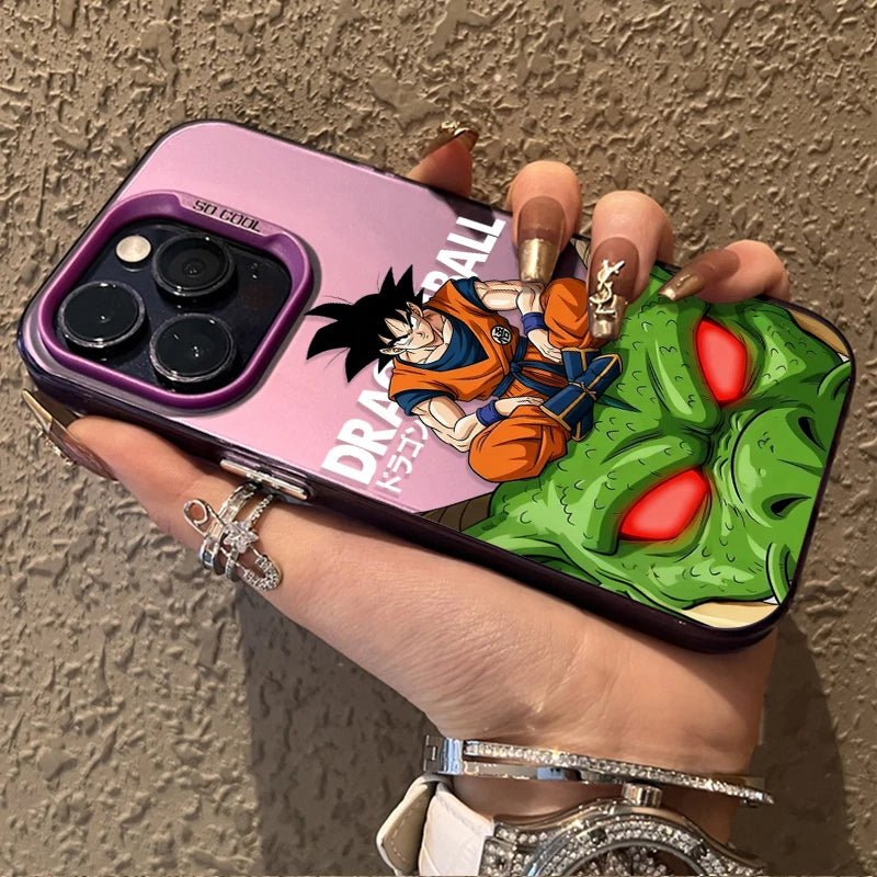 Saiyan and Dragon Guardian Case for iPhone - Pink finish