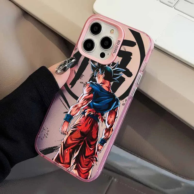 Crimson Saiyan Warrior Case for iPhone - Pink finish