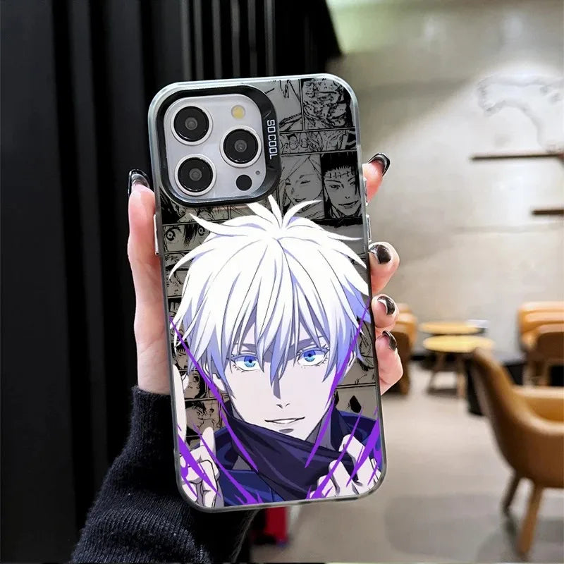 Gojo Limitless Manga Panels Case for iPhone - Black finish