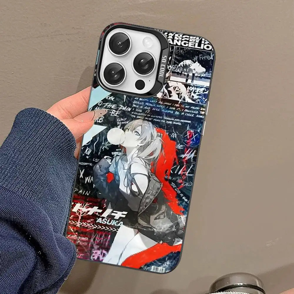 Evangelion Pilot Manga Collage Case for iPhone - Graphite Black finish