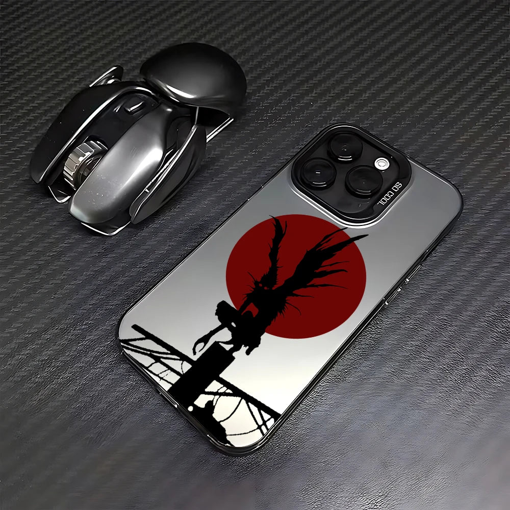Shinigami Red Moon Silhouette Case for iPhone