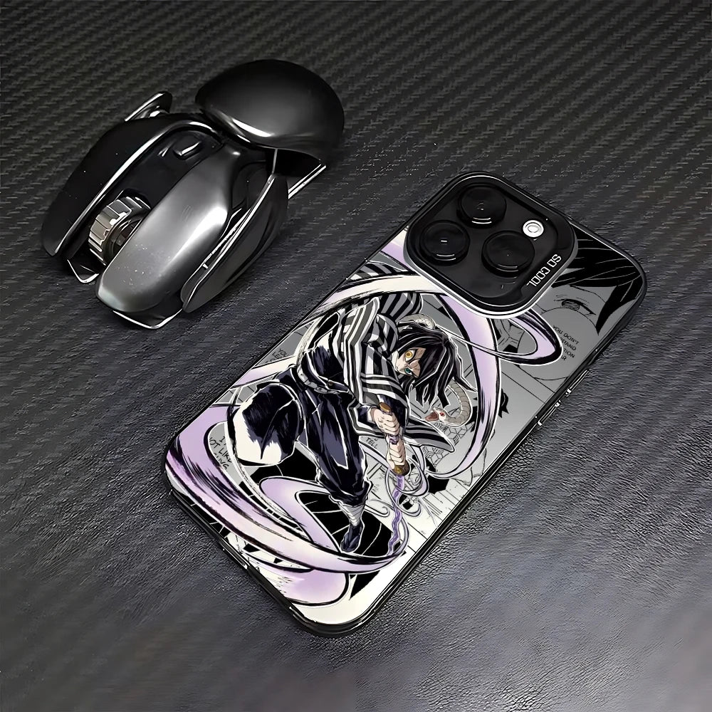 Obanai Serpent Ring Case for iPhone - Graphite Black finish