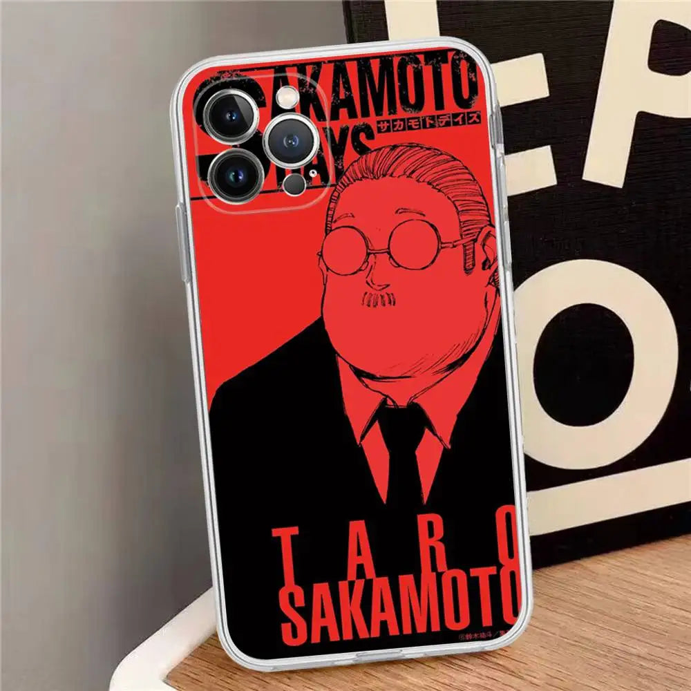 Taro Sakamoto Red Poster Clear Case for iPhone - Clear finish