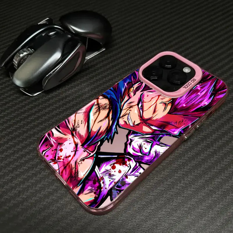 Magenta Saiyan Battle Case for iPhone - Pink finish