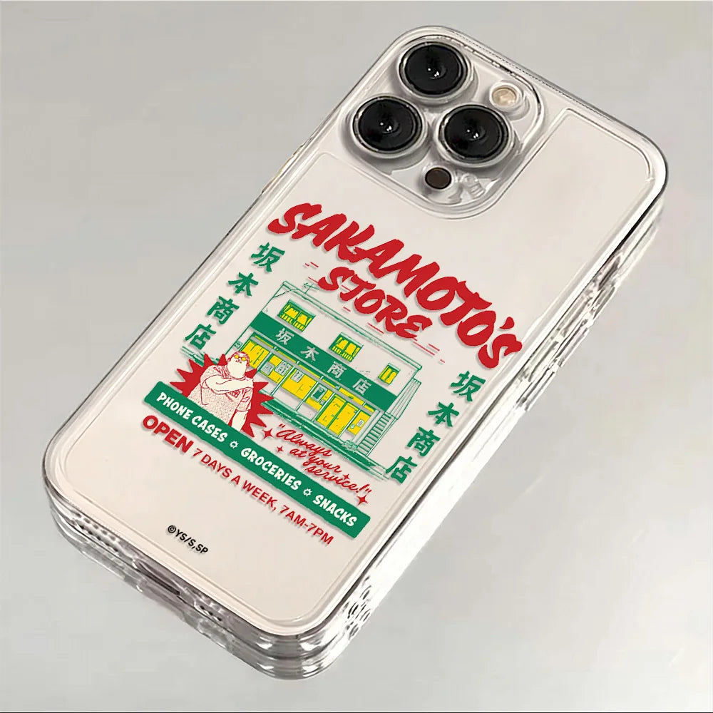 Sakamoto Storefront Clear Case for iPhone - Clear finish