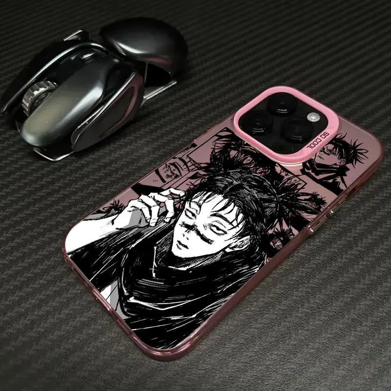 Choso Manga Portrait Case for iPhone - Pink finish