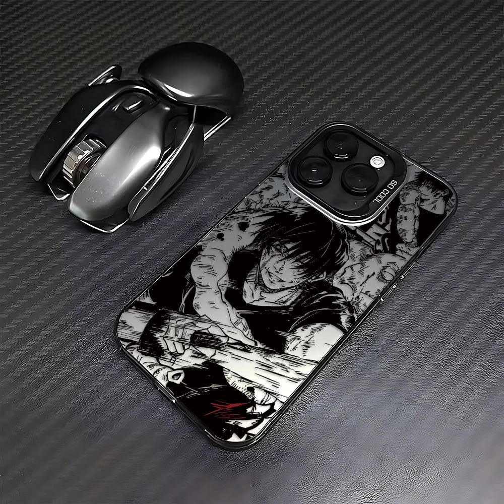 Toji Ruthless Battle Manga Case for iPhone - Black finish