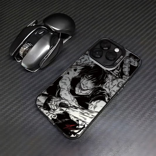 Toji Ruthless Battle Manga Case for iPhone - Black finish