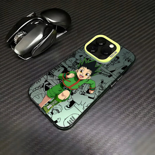 Gon Neon Green Manga Collage Case for iPhone - Neon Green finish