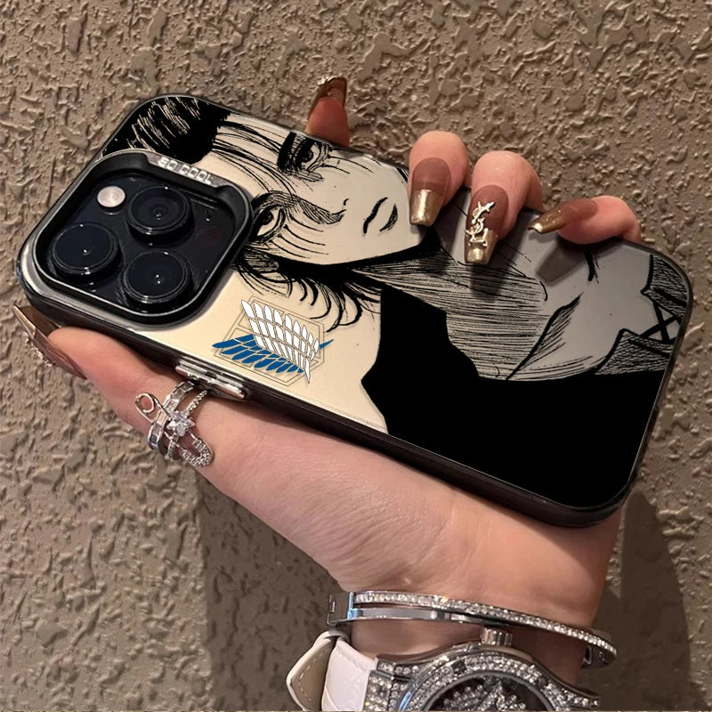 Scout Regiment Character Series Case for iPhone - Design 2 - Black
