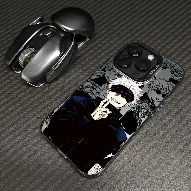 Gojo Blindfold Signal Manga Case for iPhone - Black finish