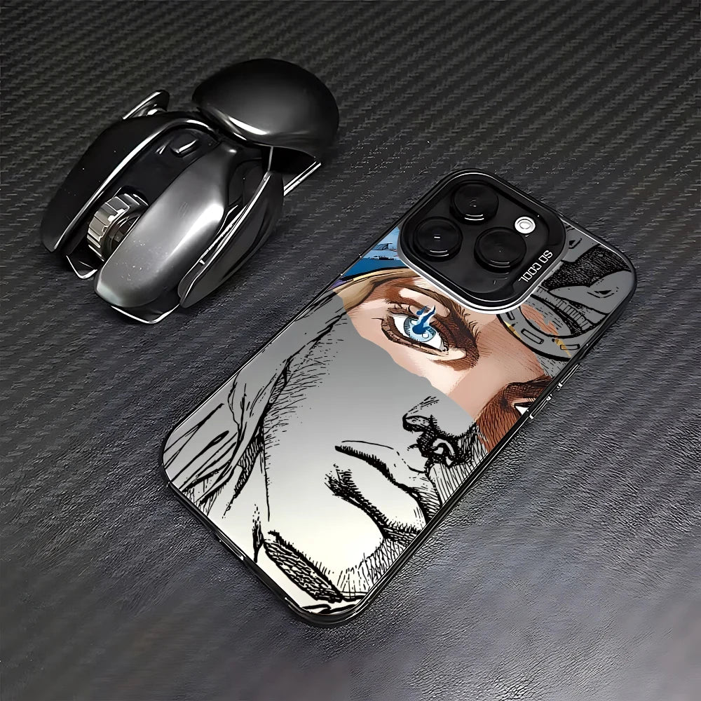 Blue-Eye Manga Close-Up Case for iPhone - Graphite Black finish