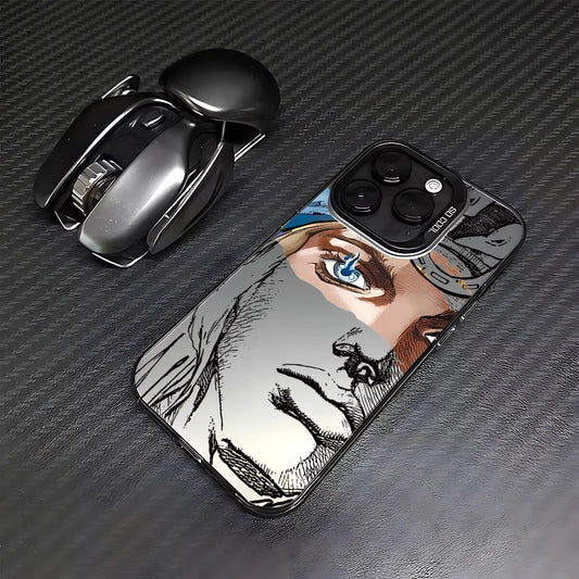 Blue-Eye Manga Close-Up Case for iPhone - Graphite Black finish