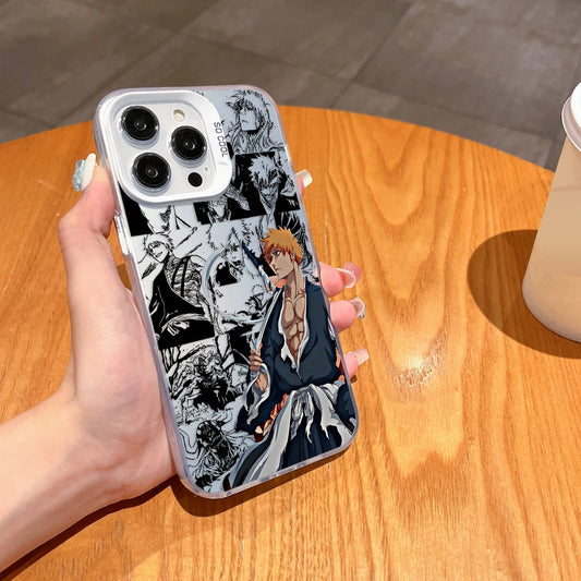 Ichigo Soul Reaper Manga Collage Case for iPhone - White Edge finish