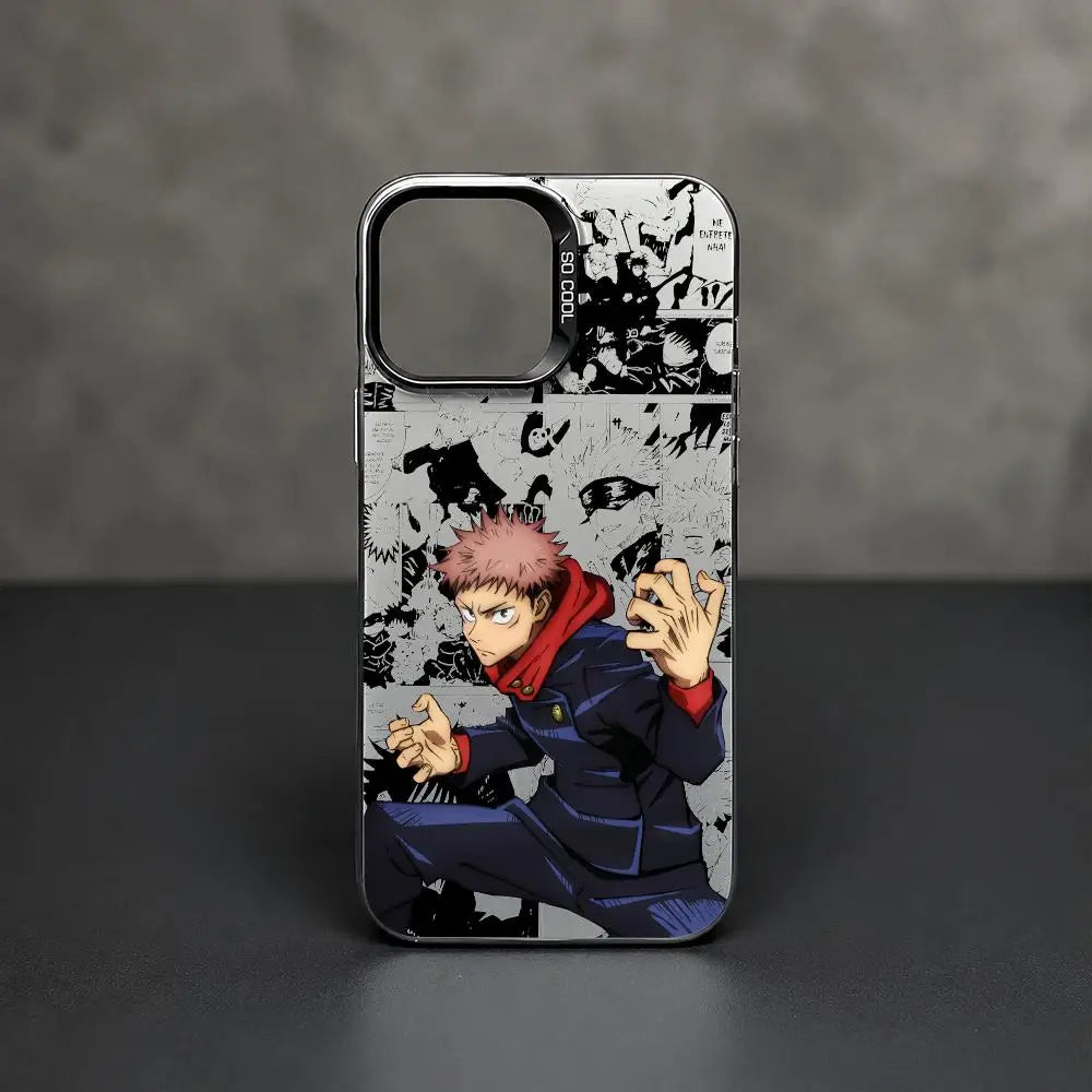 Yuji Battle Stance Manga Case for iPhone - Black finish