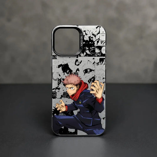 Yuji Battle Stance Manga Case for iPhone - Black finish