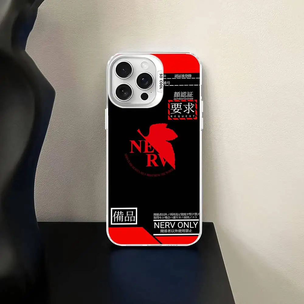 NERV Access Card Clear Case for iPhone - Transparent Clear finish