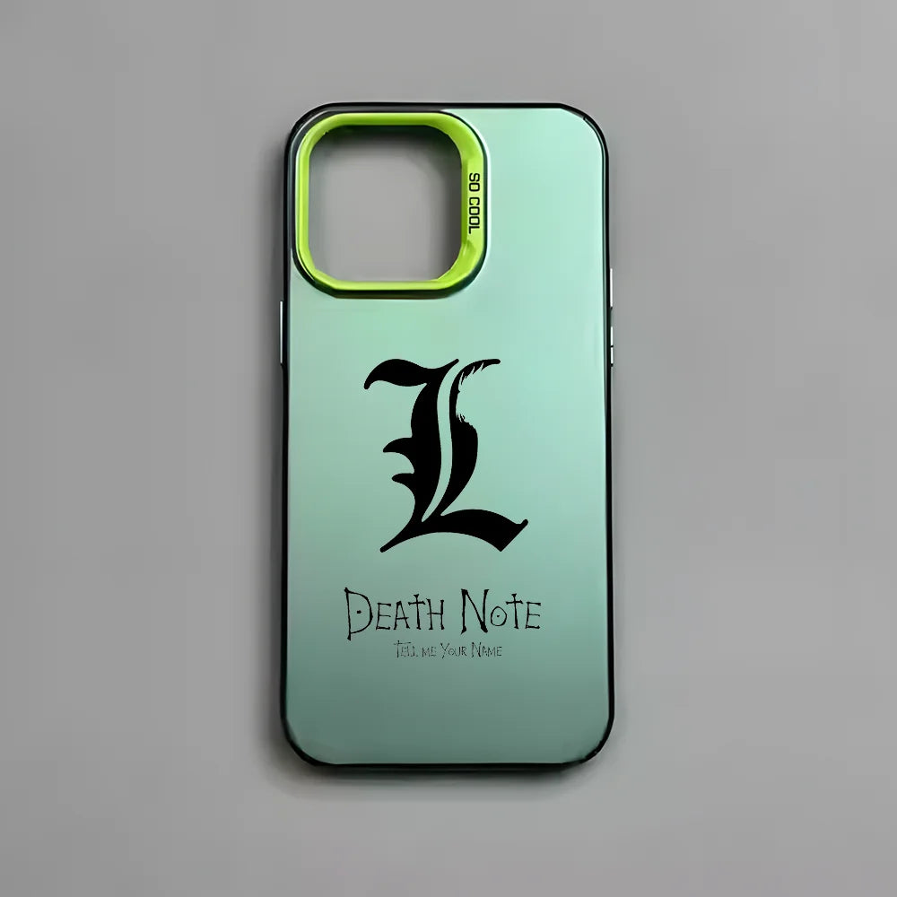 L Emblem Gradient Case for iPhone - Mint Green finish