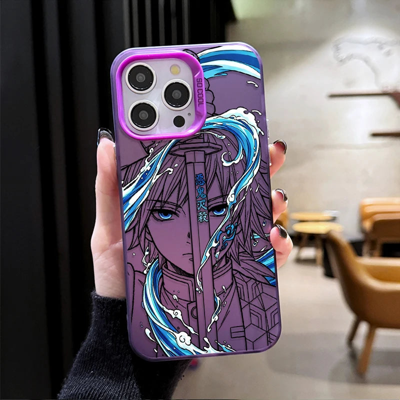 Giyu Water Blade Portrait Case for iPhone - Violet finish