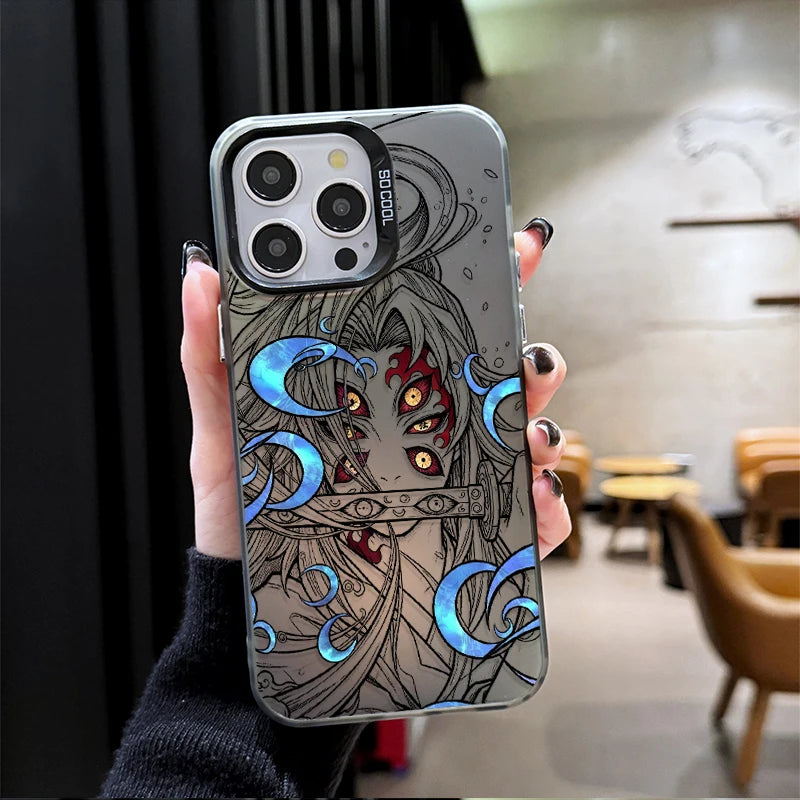Kokushibo Six-Eye Moon Portrait Case for iPhone - Graphite Black finish