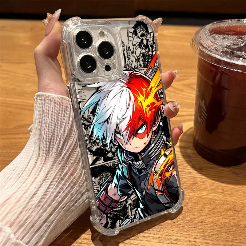 Shoto Fire and Ice Clear Case for iPhone - Clear finish