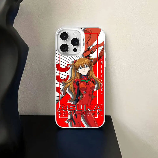 Asuka Langley Red Graphic Clear Case for iPhone - Transparent Clear finish