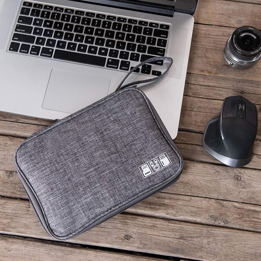 Mini tech accessory organizer pouch detail view 5